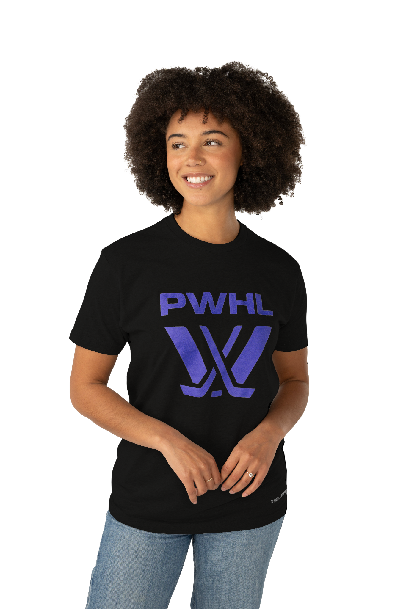 bauer-x-pwhl-t-shirt-grafica-donna image 1