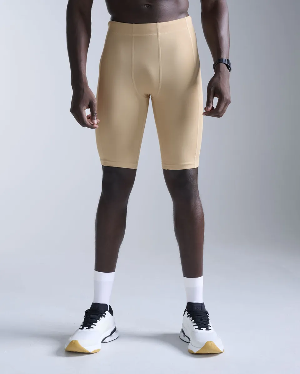 2xu-core-compression-short-pantaloncino-training-beige image 1