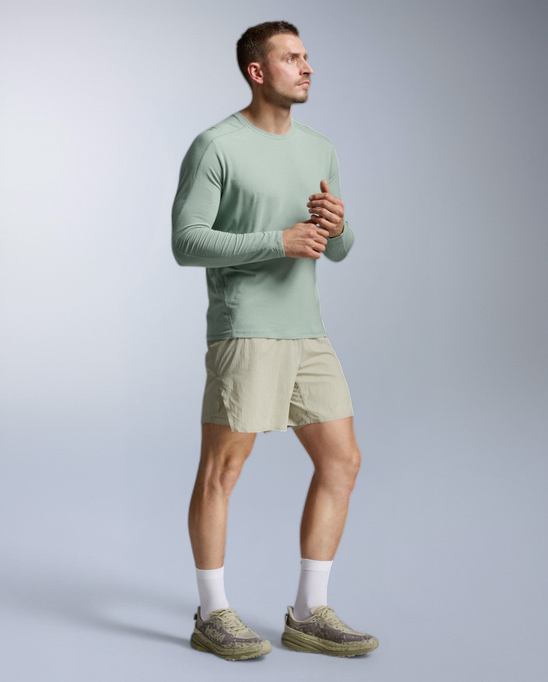 2xu-ignition-wool-long-sleeve-maglia-termica-uomo-verde-salvia image 6