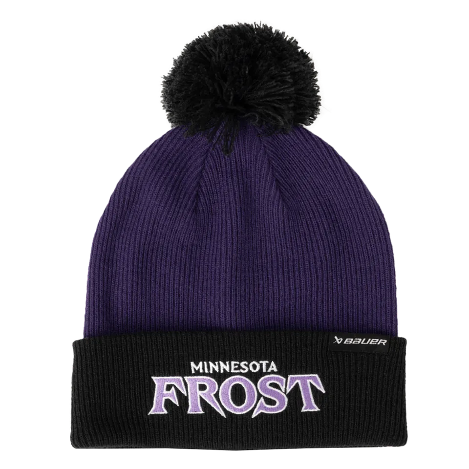 bauer-pwhl-knit-pom-minnesota-frost-uomo-berretto-hockey image 1