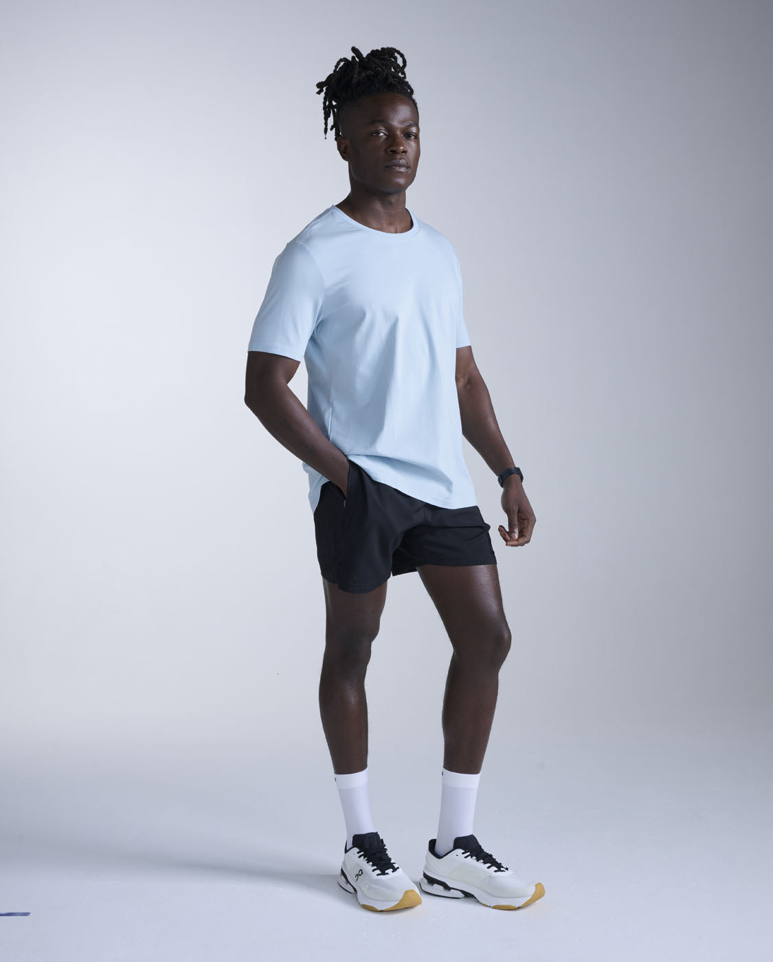 2xu-motion-5-inch-unlined-shorts-uomo-pantaloncini-corti-training-nero image 7