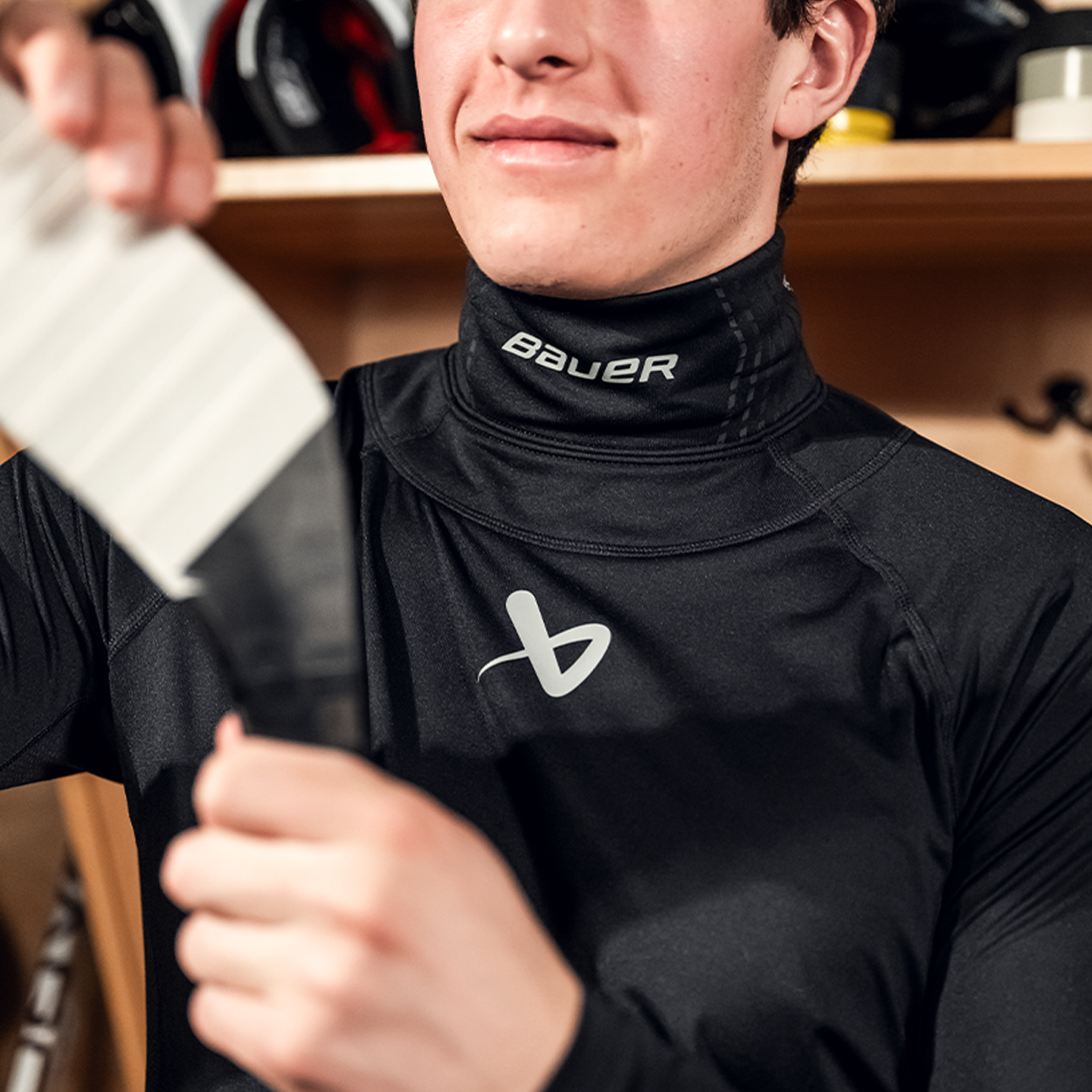 bauer-ls-base-layer-protettivo-collo-antitaglio-senior image 2
