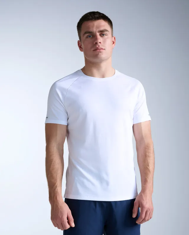 2xu-aero-tee-t-shirt-running-uomo-bianca image 1