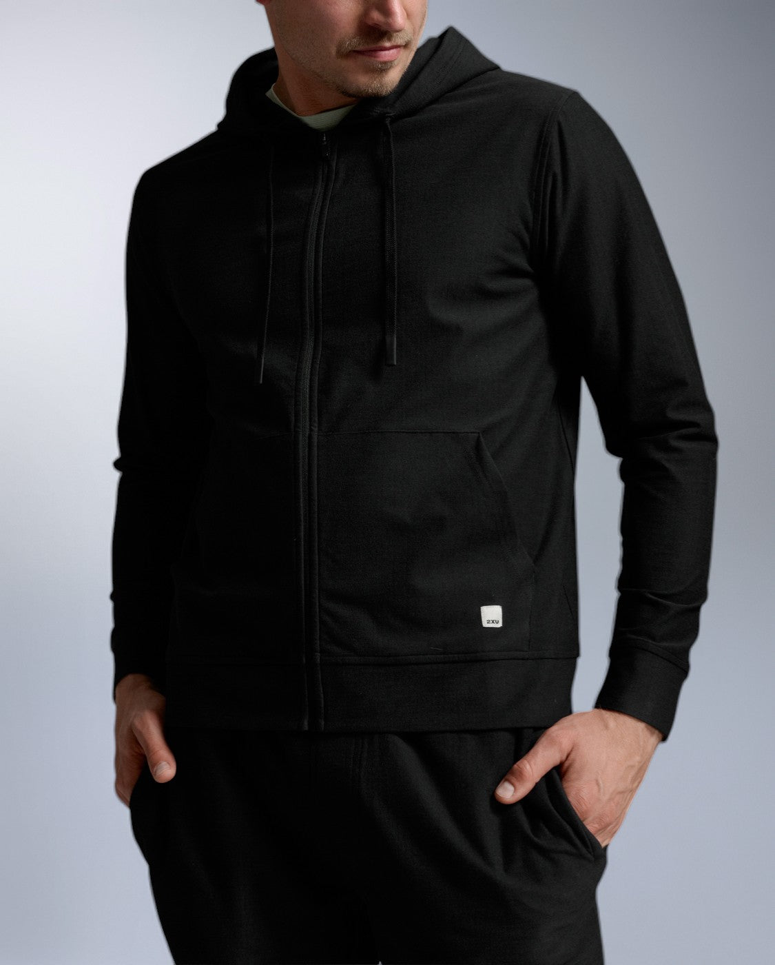 2xu-signature-felpa-con-cappuccio-zip-intera image 1
