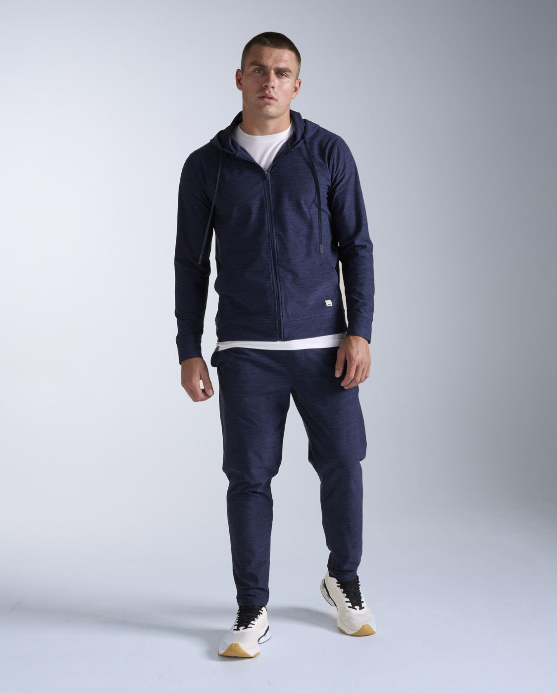 2xu-signature-zip-through-hoodie-felpa-zip-blu-uomo image 5