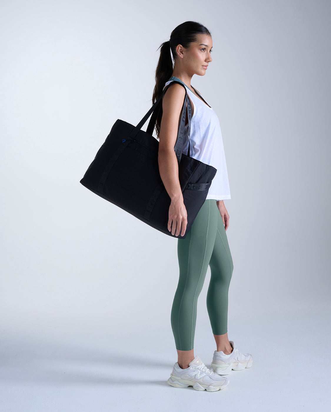 2xu-form-stash-hi-rise-compression-tights-7-8-donna-verde-salvia image 3