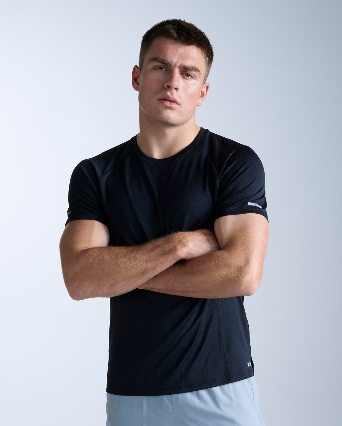 2xu-aero-tee-maglia-running-nero image 1