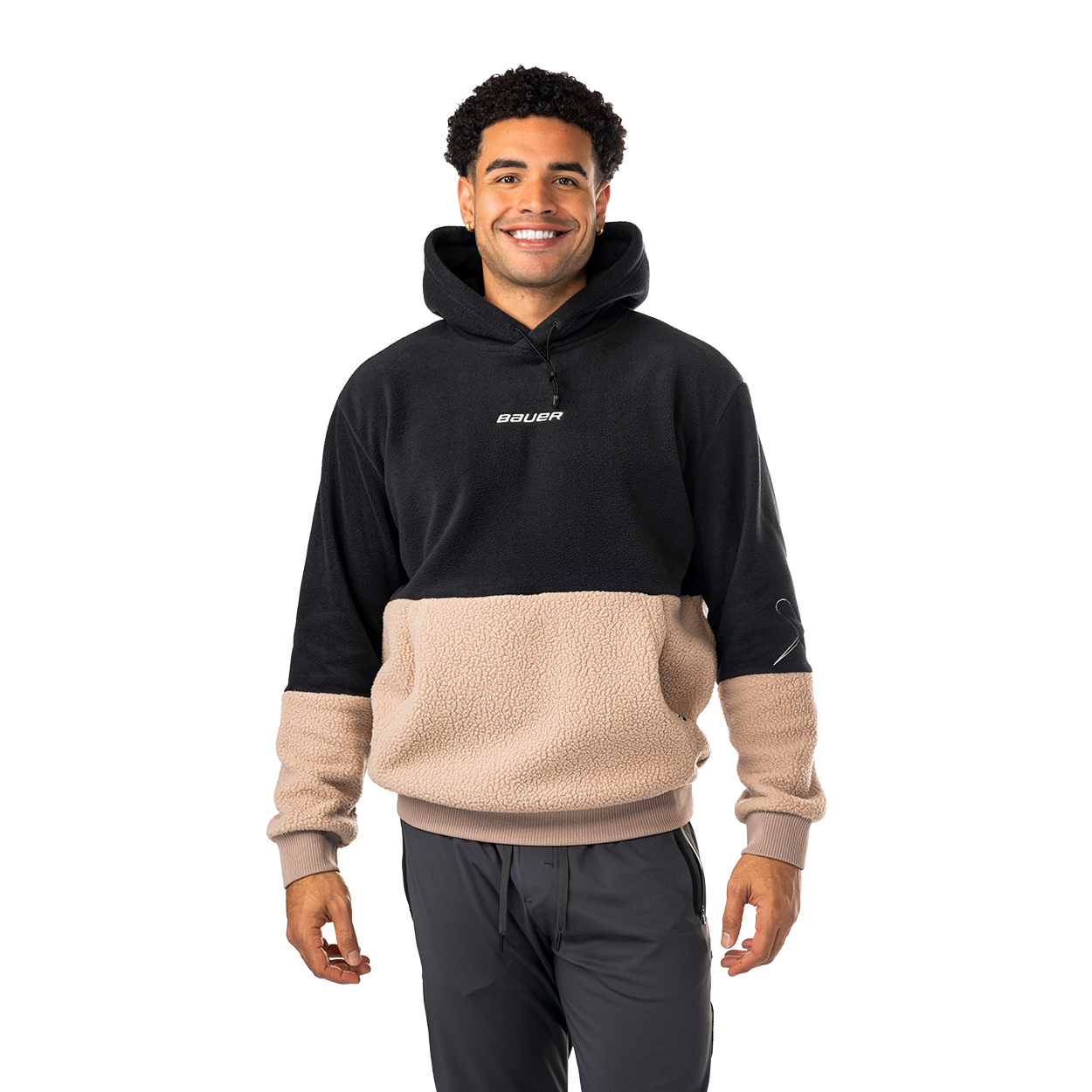 bauer-polar-fleece-hoodie-senior-felpa-con-cappuccio image 1