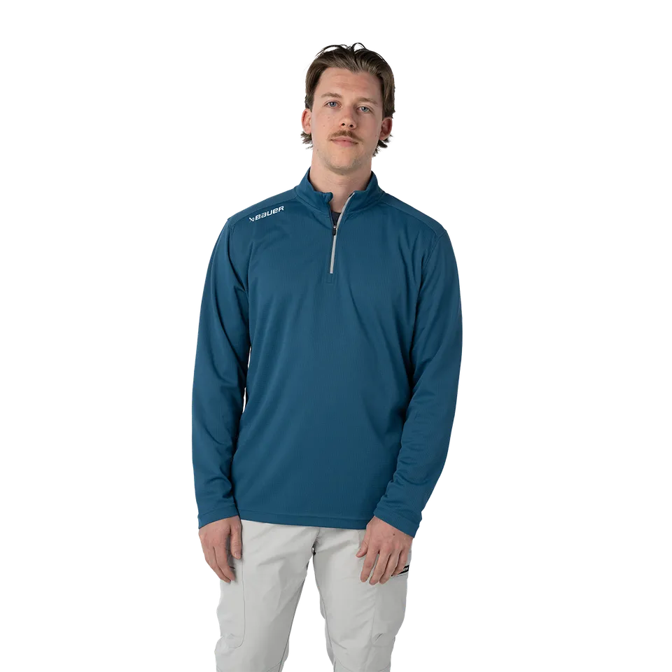 bauer-performance-quarter-zip-senior-maglia-tecnica-mezza-zip image 1