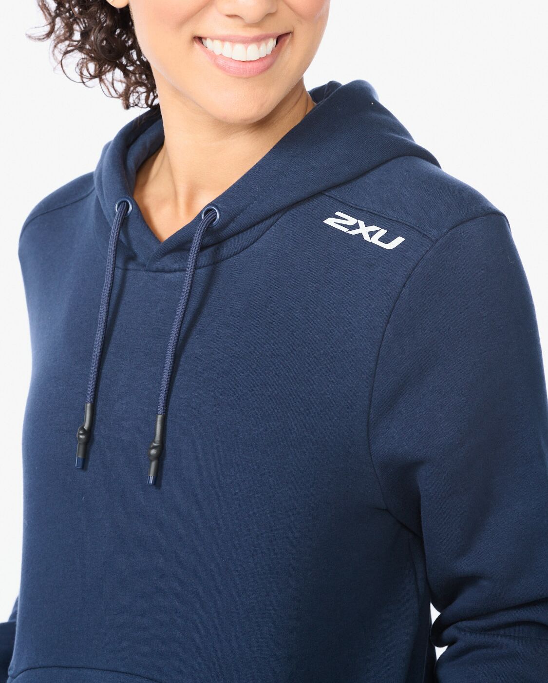 2xu-aspire-pullover-hoodie-donna-felpa-con-cappuccio-blu-navy image 5