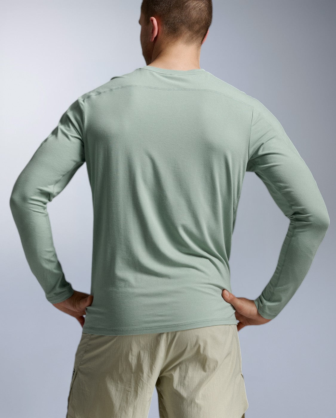 2xu-ignition-wool-long-sleeve-maglia-termica-uomo-verde-salvia image 4