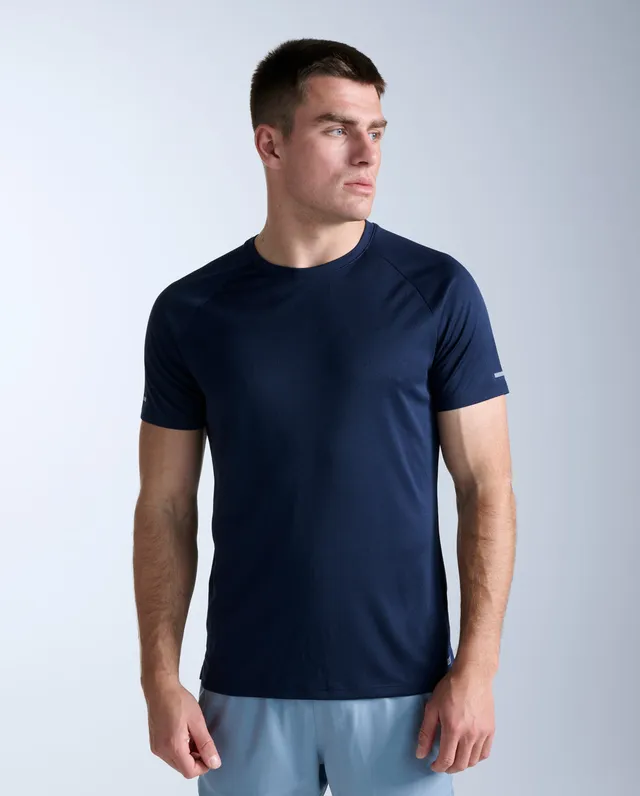 2xu-aero-tee-running-blu-navy-slim image 1