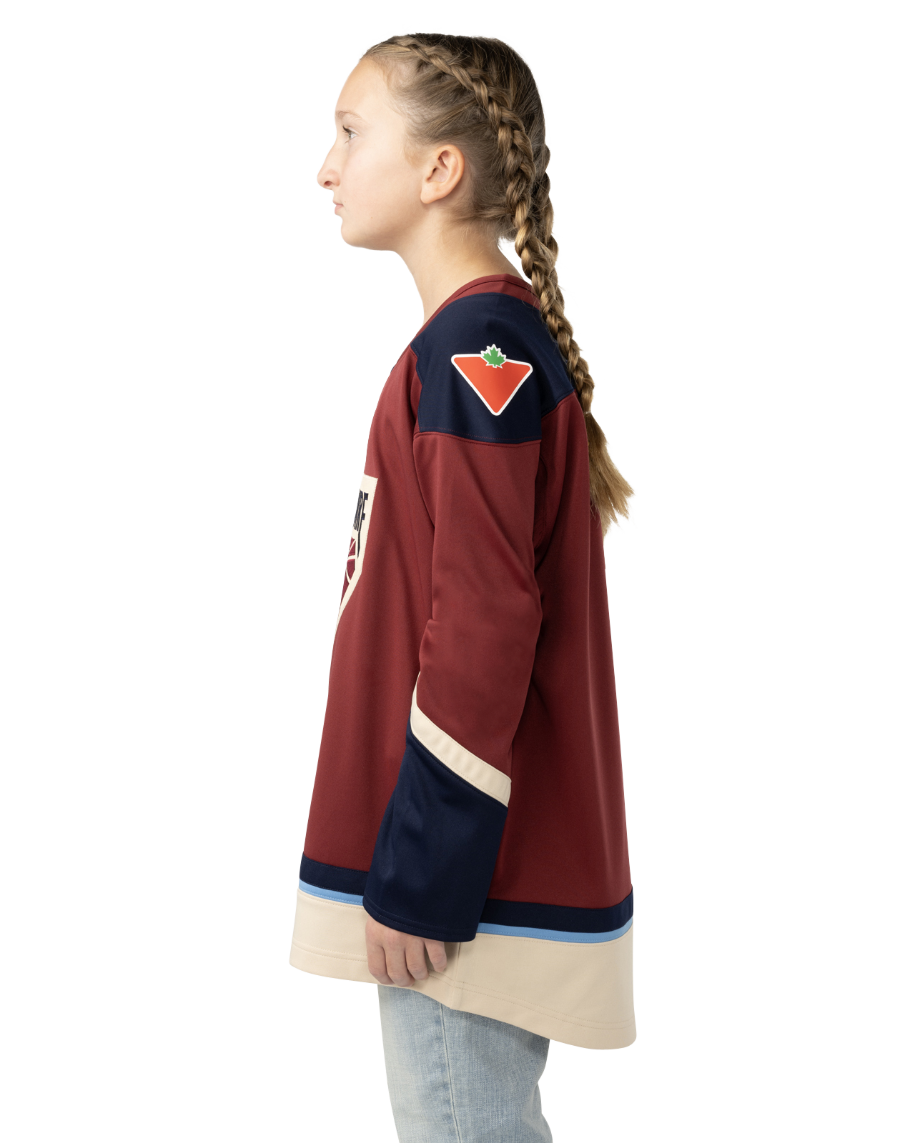 bauer-pwhl-montreal-victoire-maglia-home-replica-bambino-kids image 2