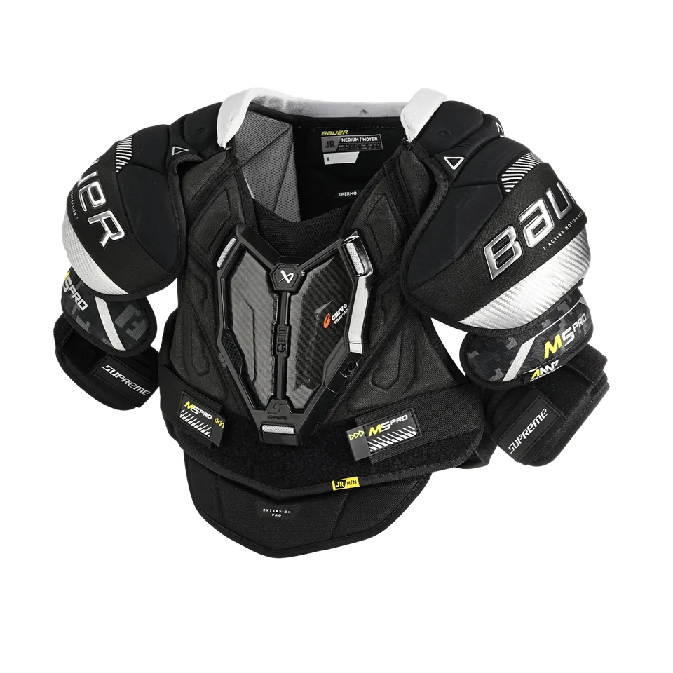 bauer-supreme-m5-pro-paraspalle-hockey-ghiaccio-junior image 1