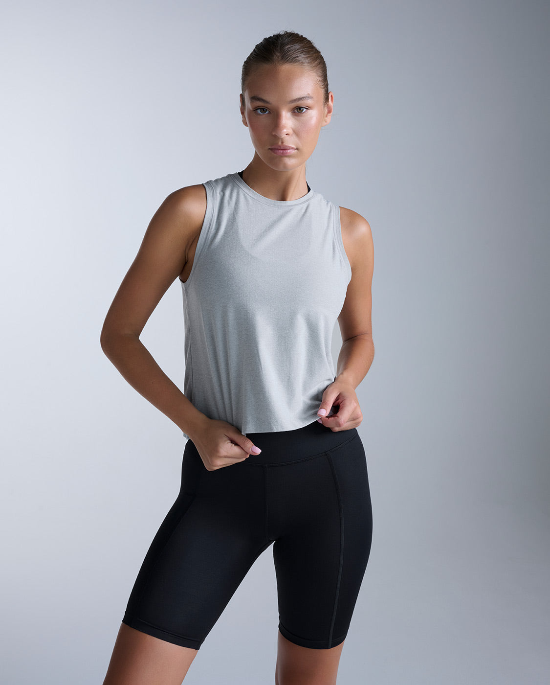 2xu-form-soft-jersey-canotta-relaxed-donna-grigia image 1