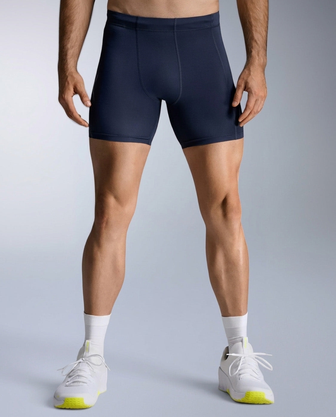 2xu-core-compression-1-2-shorts-uomo-blu-navy image 1
