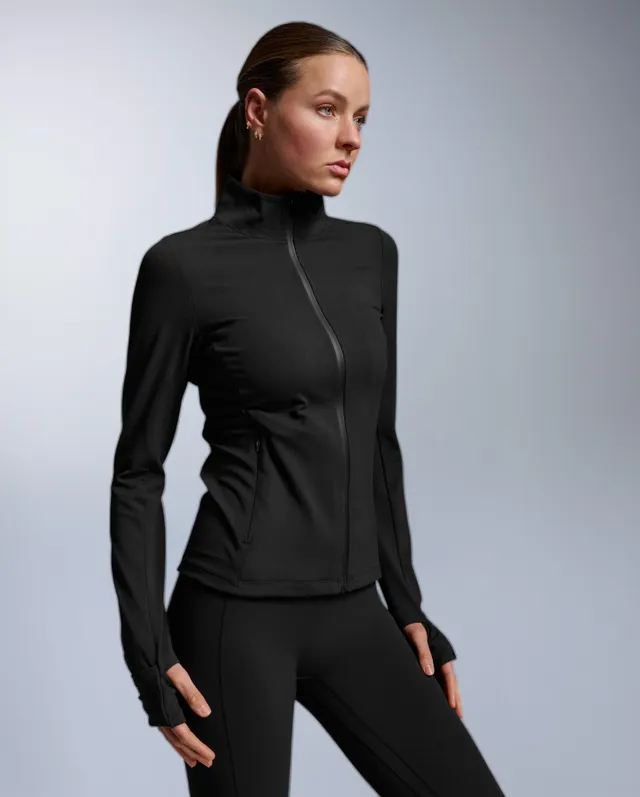 2xu-fluid-full-zip-jacket-nero-giacca-running-allenamento image 1