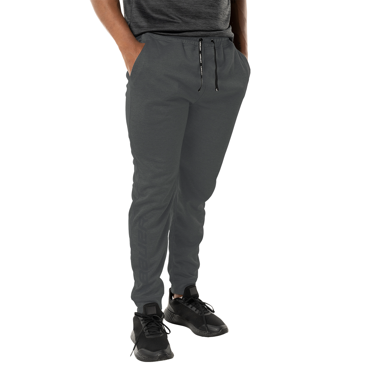 bauer-team-fleece-jogger-senior-pantaloni-tuta-hockey-adulto image 1