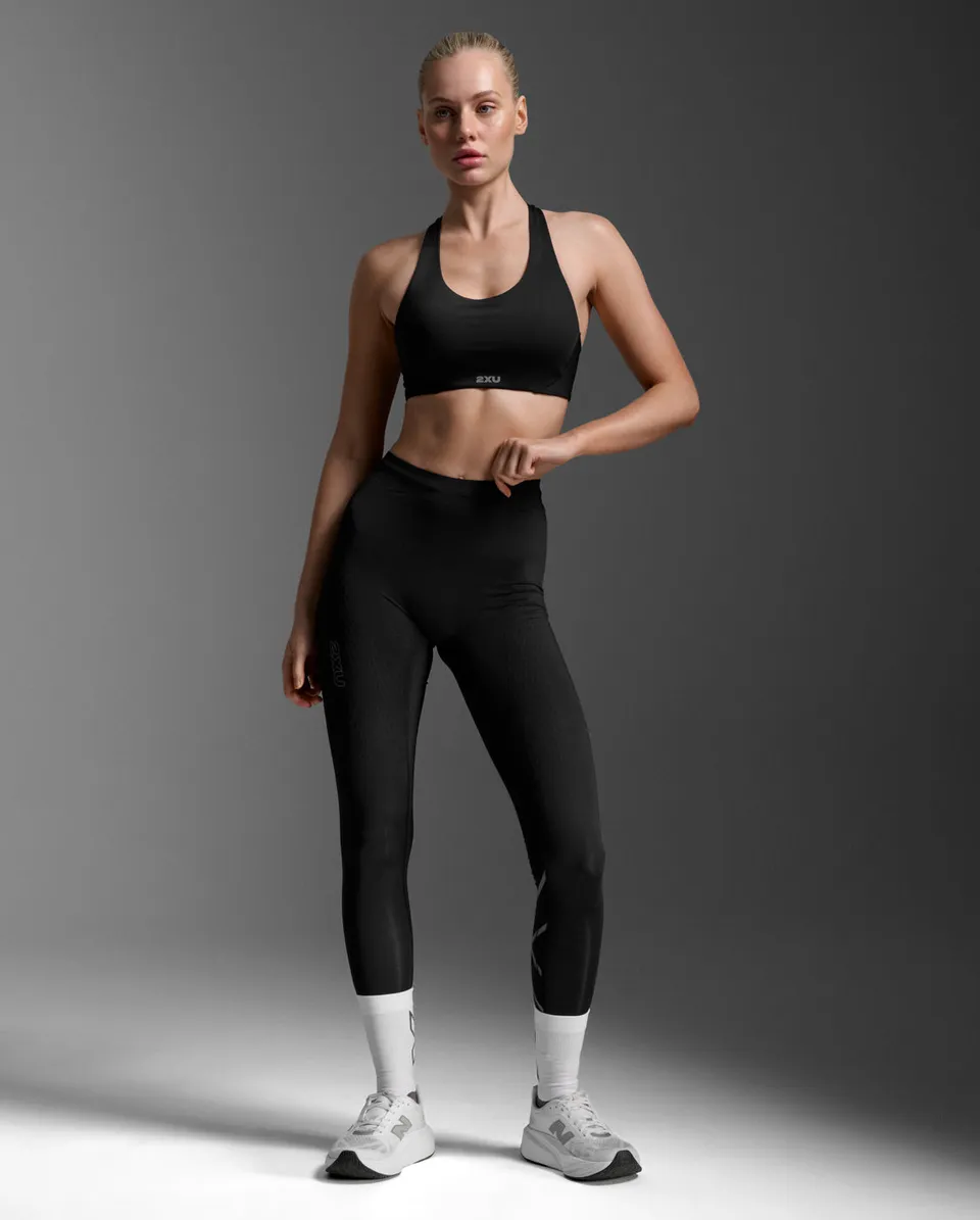 2xu-light-speed-react-hi-rise-compression-tights-da-running-nero image 1