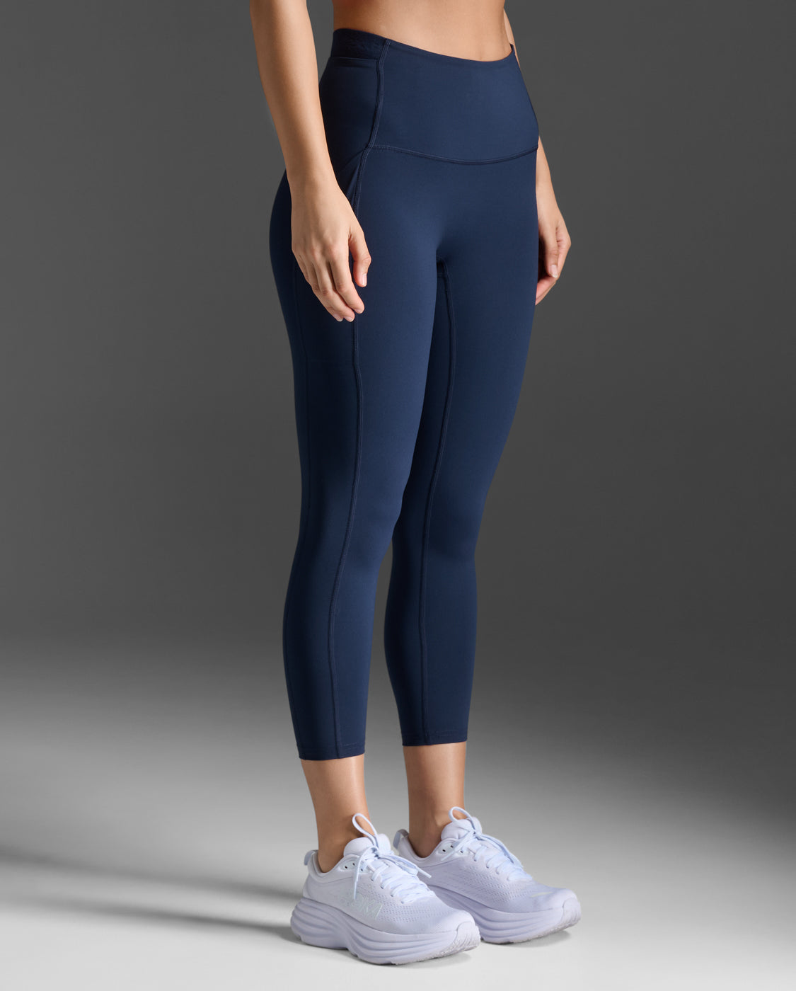 2xu-form-stash-hi-rise-compression-7-8-tights-con-tasche-donna-navy image 3