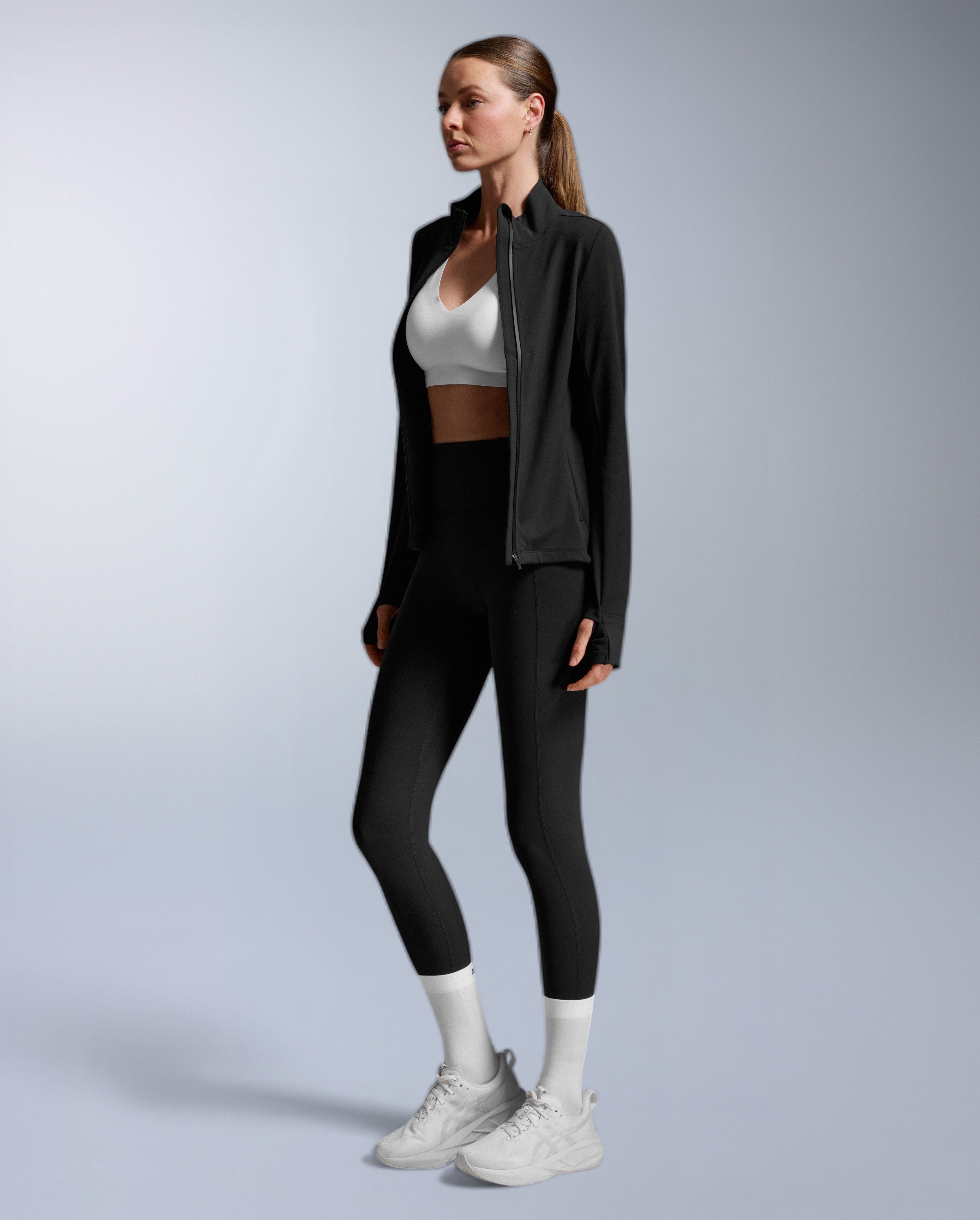 2xu-fluid-full-zip-jacket-nero-giacca-running-allenamento image 6