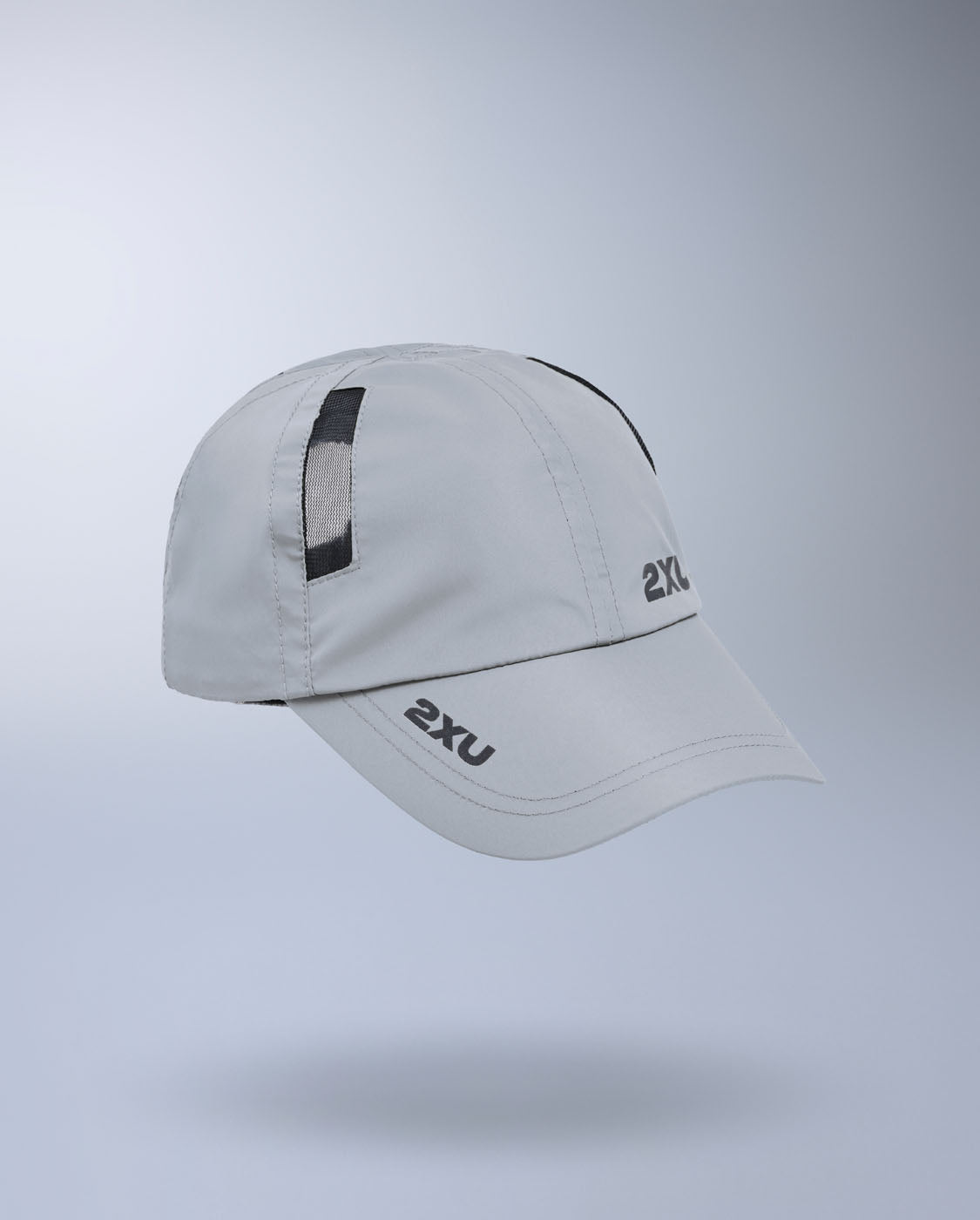 2xu-run-cap-unisex-cappellino-running-grigio-traspirante image 1