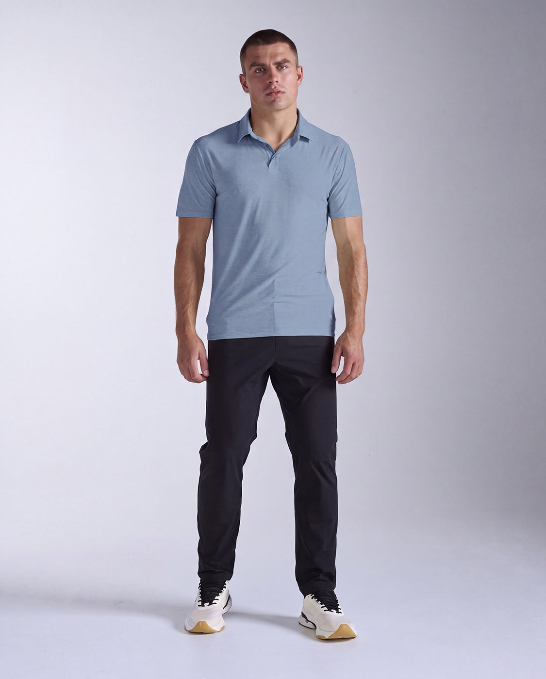 2xu-signature-polo-uomo-polo-soft-jersey-blu-regular-fit image 2