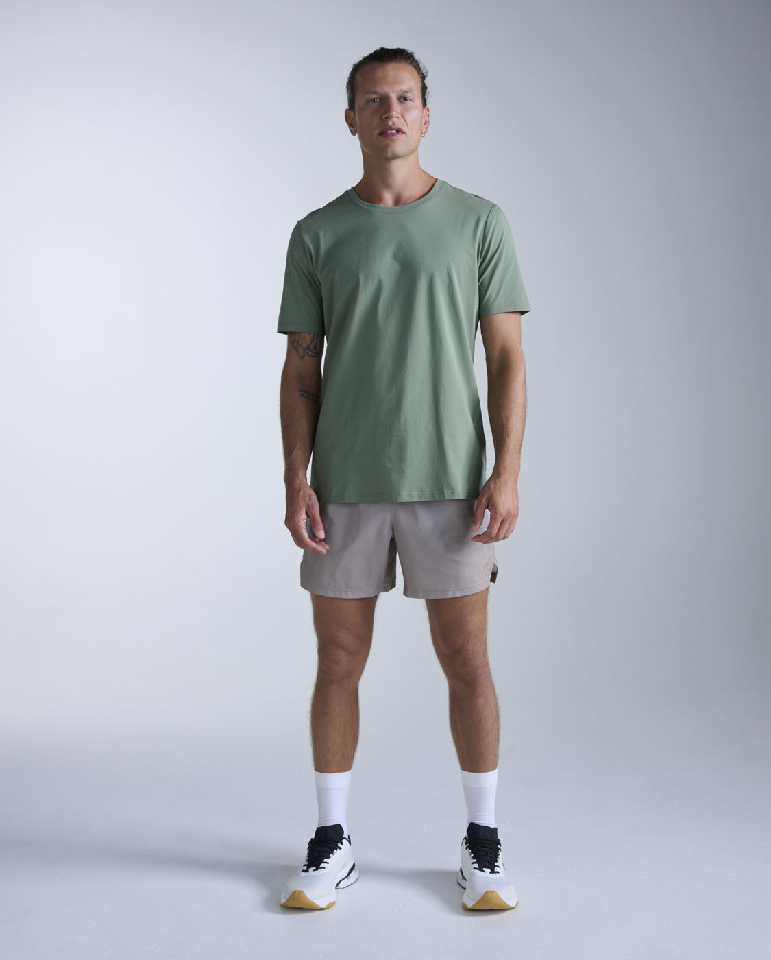 2xu-motion-cotton-flex-tee-t-shirt-training-verde image 6