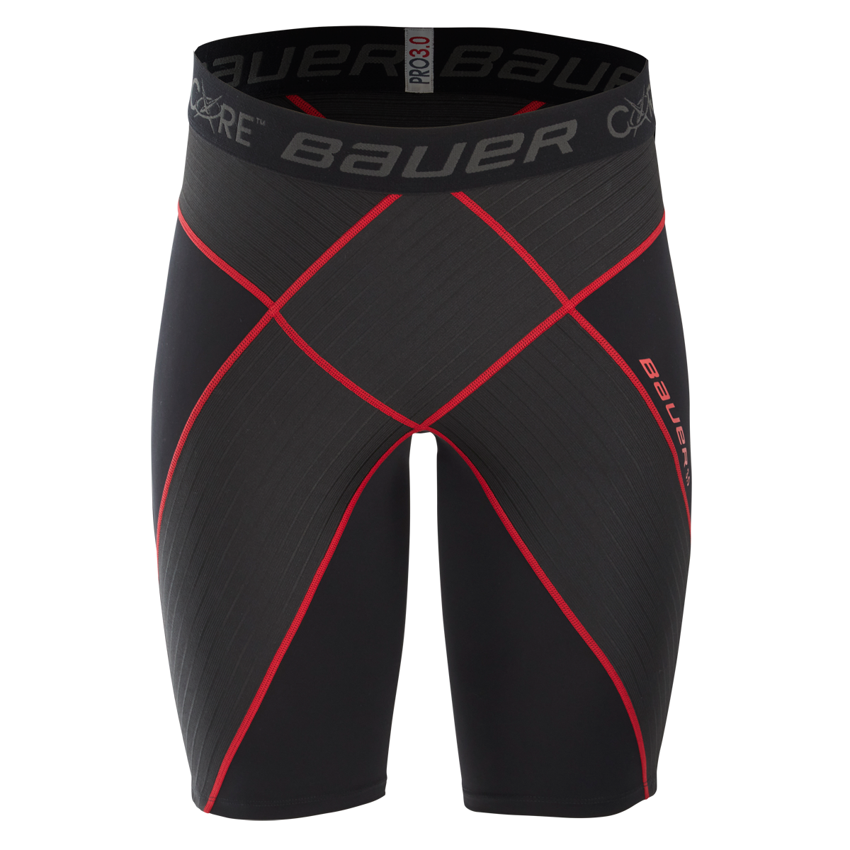 bauer-core-short-3-0-pantaloncino-compressivo-recupero image 2