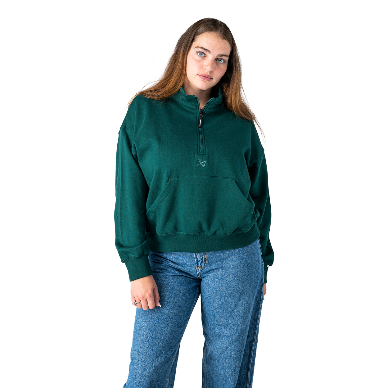 bauer-quarter-zip-donna-felpa-mezza-zip image 1