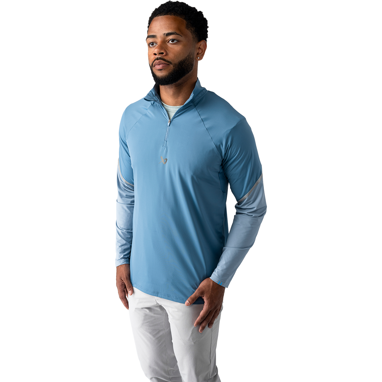 bauer-lightweight-knit-felpa-quarter-zip-golf-collection image 7