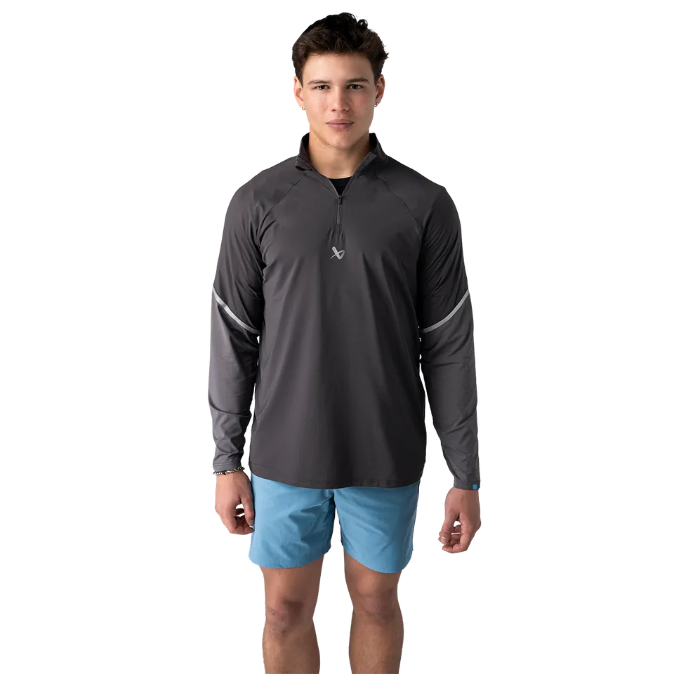 bauer-lightweight-knit-felpa-quarter-zip-golf-collection image 1