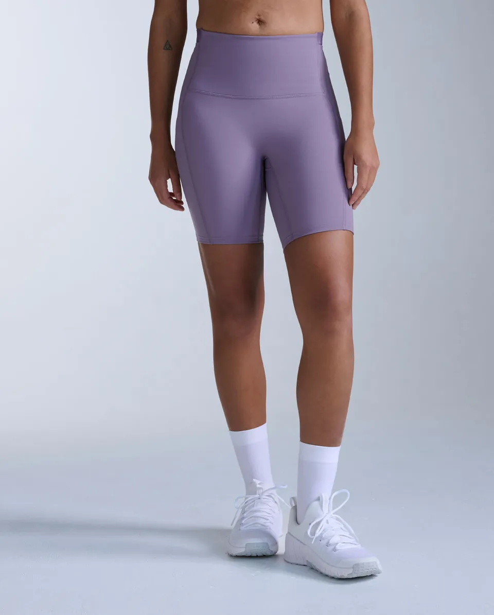 2xu-form-stash-hi-rise-compression-shorts-6-pollici-viola image 1