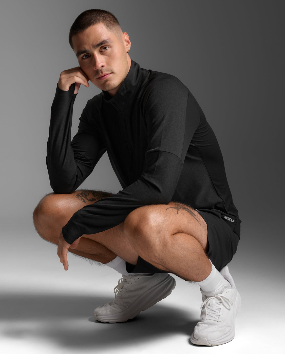 2xu-aero-1-2-zip-maglia-running-mezza-zip-nera image 4