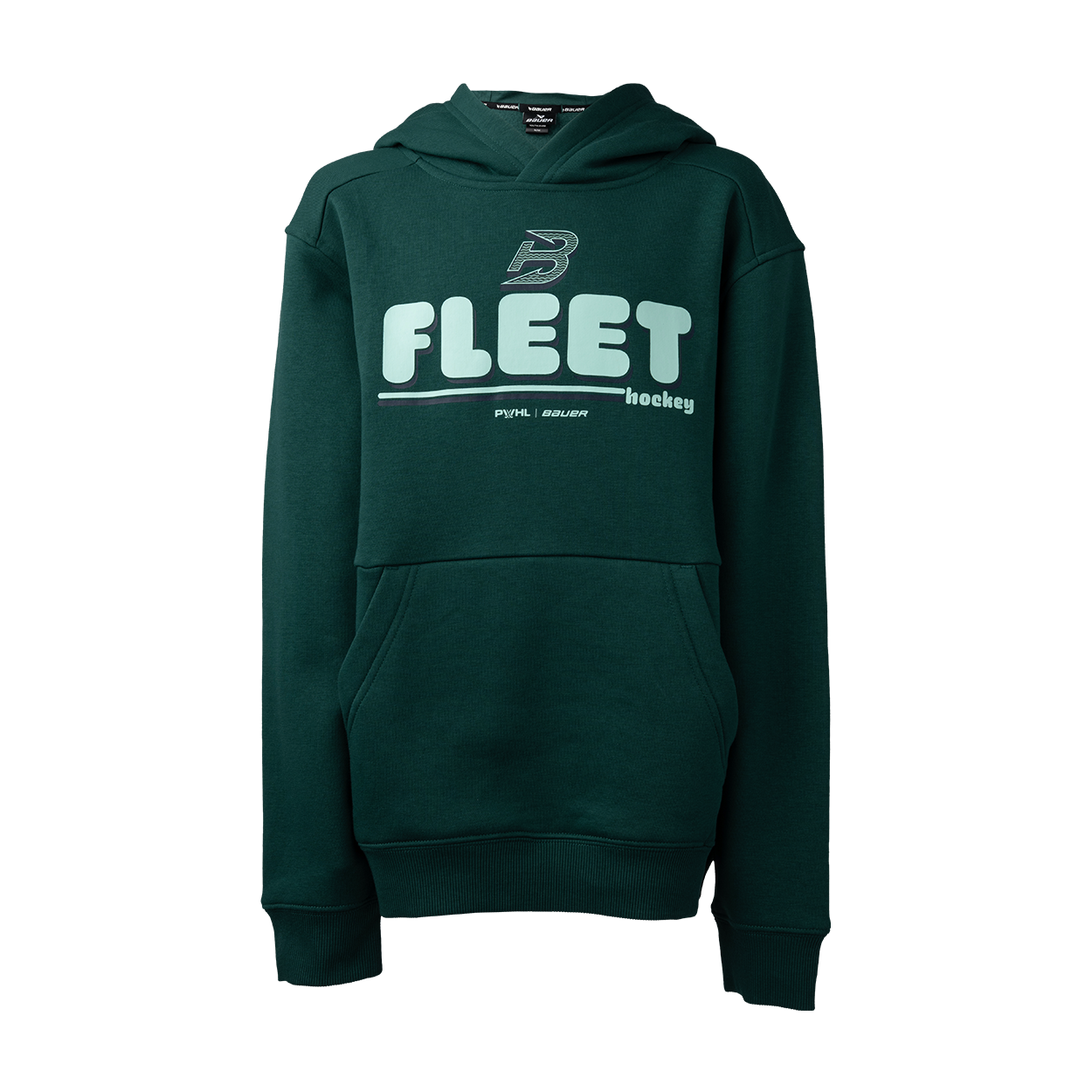 bauer-pwhl-ultimate-hoodie-youth-boston-felpa-con-cappuccio image 1