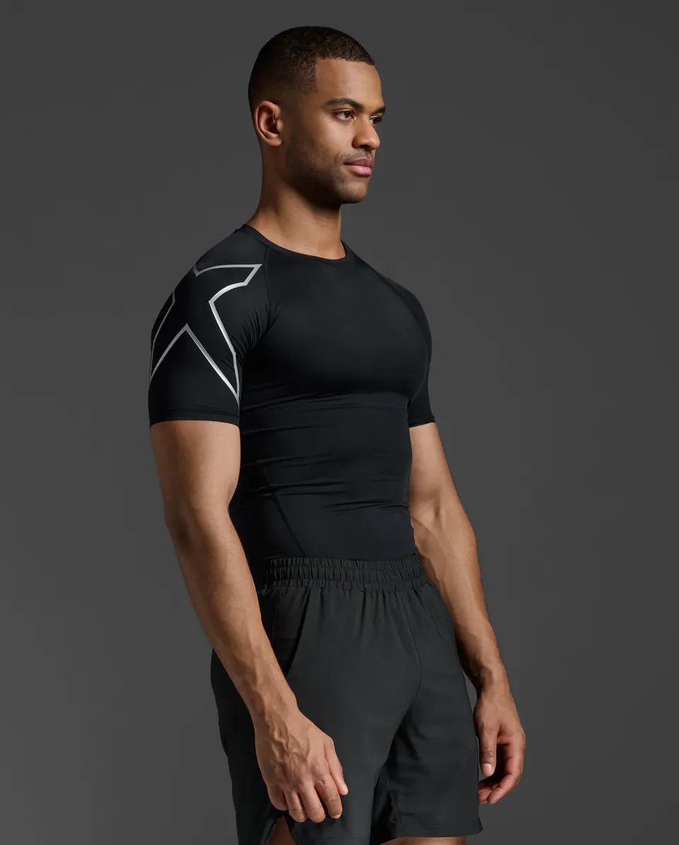 2xu-core-compression-short-sleeve-uomo-nero image 1
