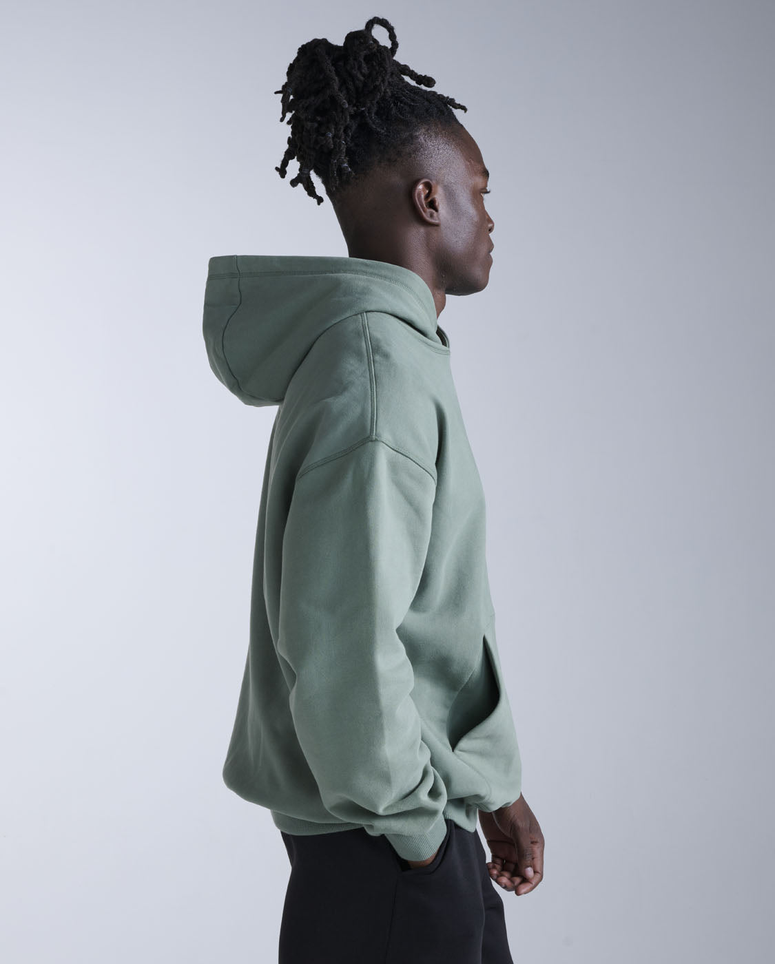 2xu-ez-oversized-felpa-con-cappuccio-in-cotone-organico-unisex-verde image 3