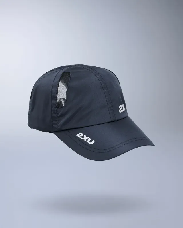 2xu-run-cap-cappellino-running-unisex-blu-6-pannelli image 1
