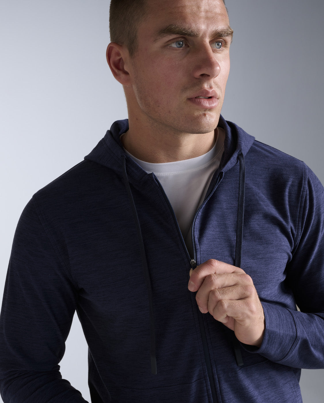 2xu-signature-zip-through-hoodie-felpa-zip-blu-uomo image 4
