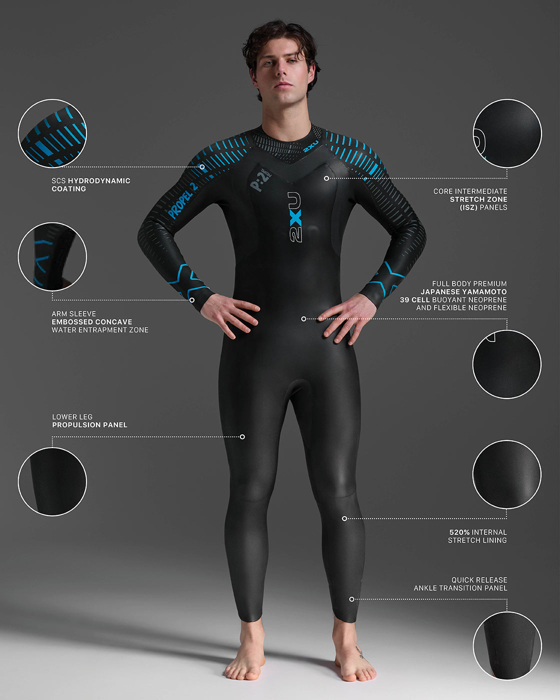 2xu-propel-2-muta-triathlon-nero-azzurro image 3