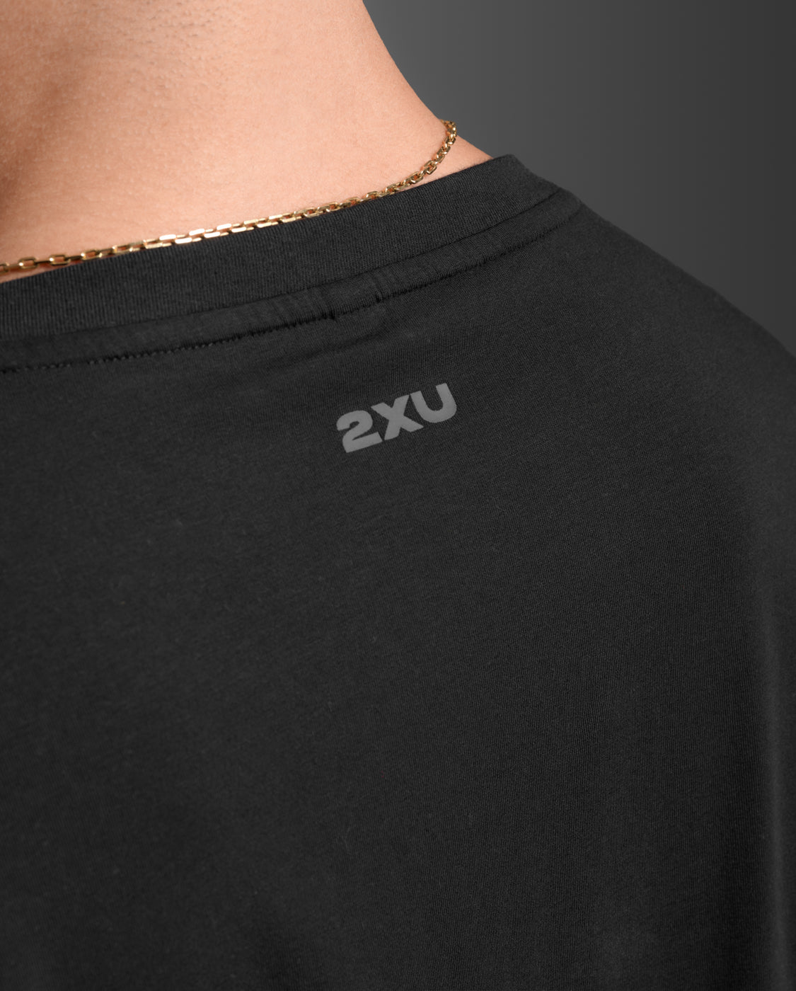 2xu-motion-cotton-flex-tee-maglia-training-nera-regular-fit image 7