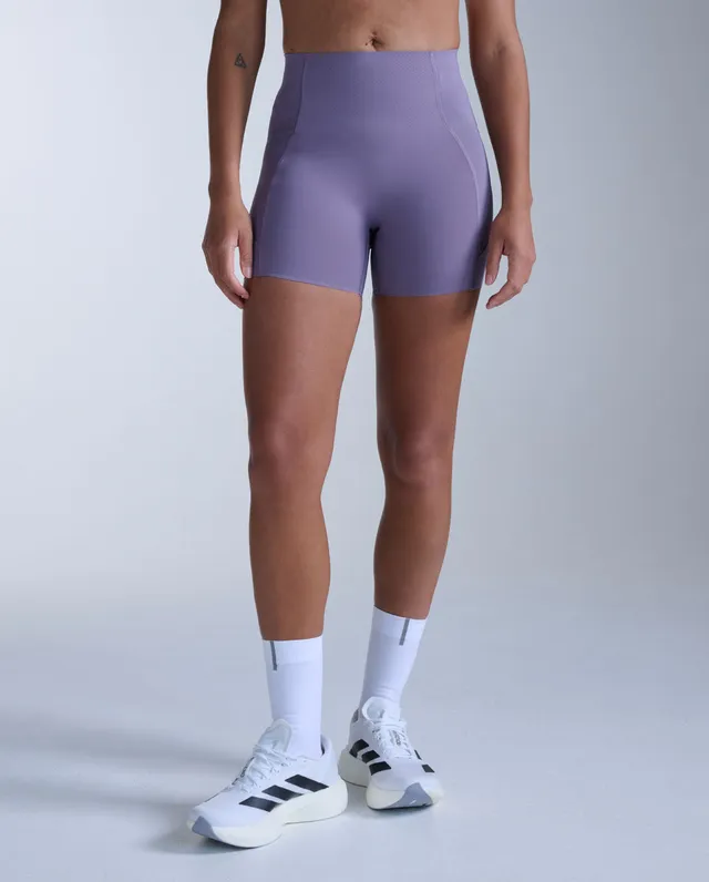 2xu-aero-mesh-hi-rise-compression-shorts-4-pollici-viola image 1