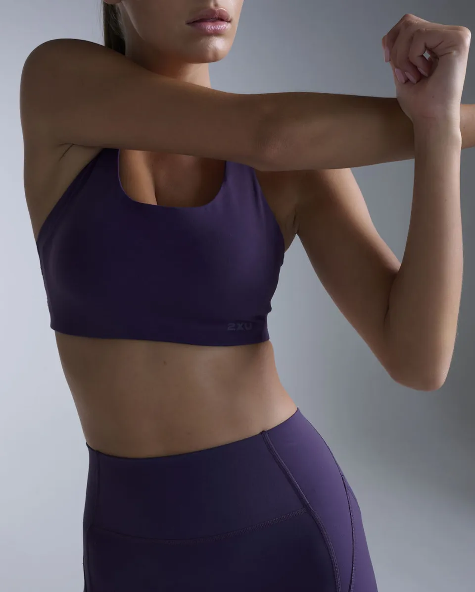 2xu-form-reggiseno-sportivo-basso-impatto-donna-viola image 1