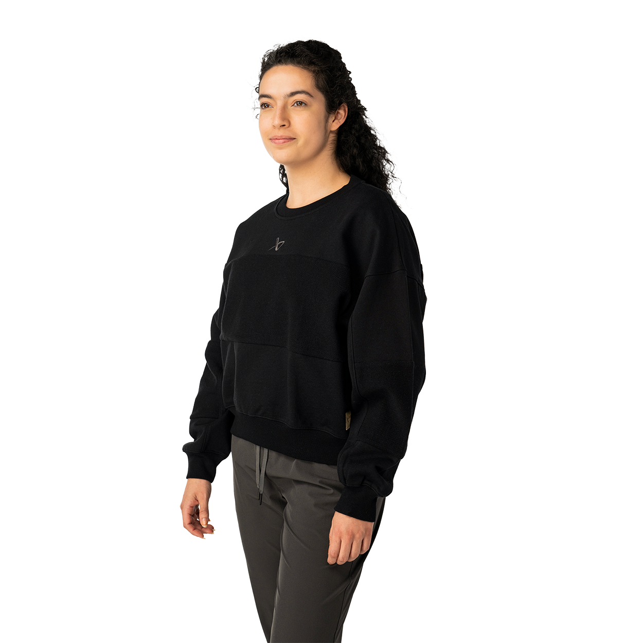 bauer-core-felpa-girocollo-donna-french-terry-cotone image 2