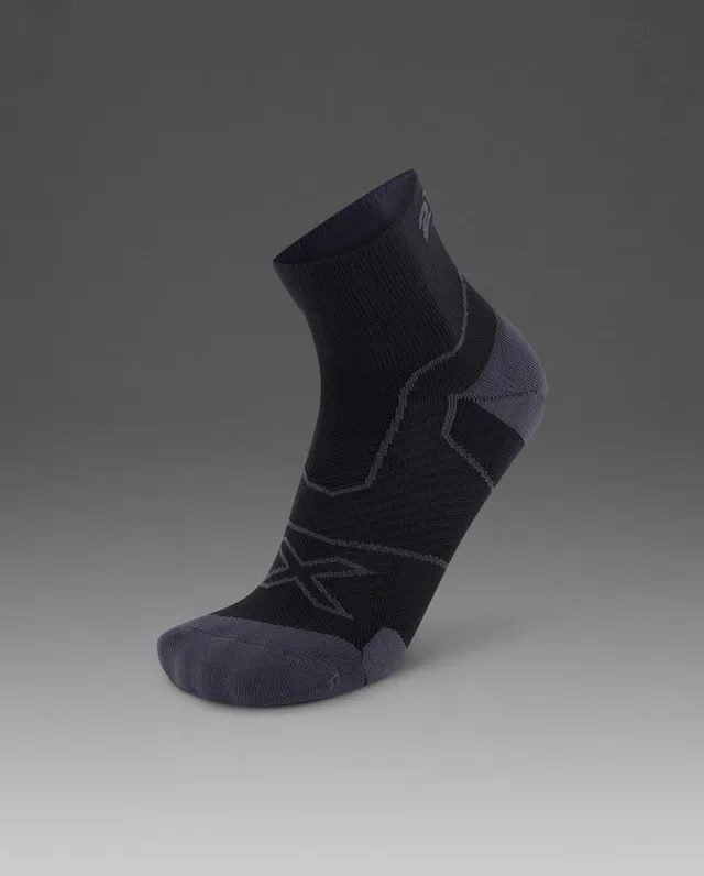2xu-vectr-cushion-1-4-crew-compression-socks-calzini-running-neri image 1