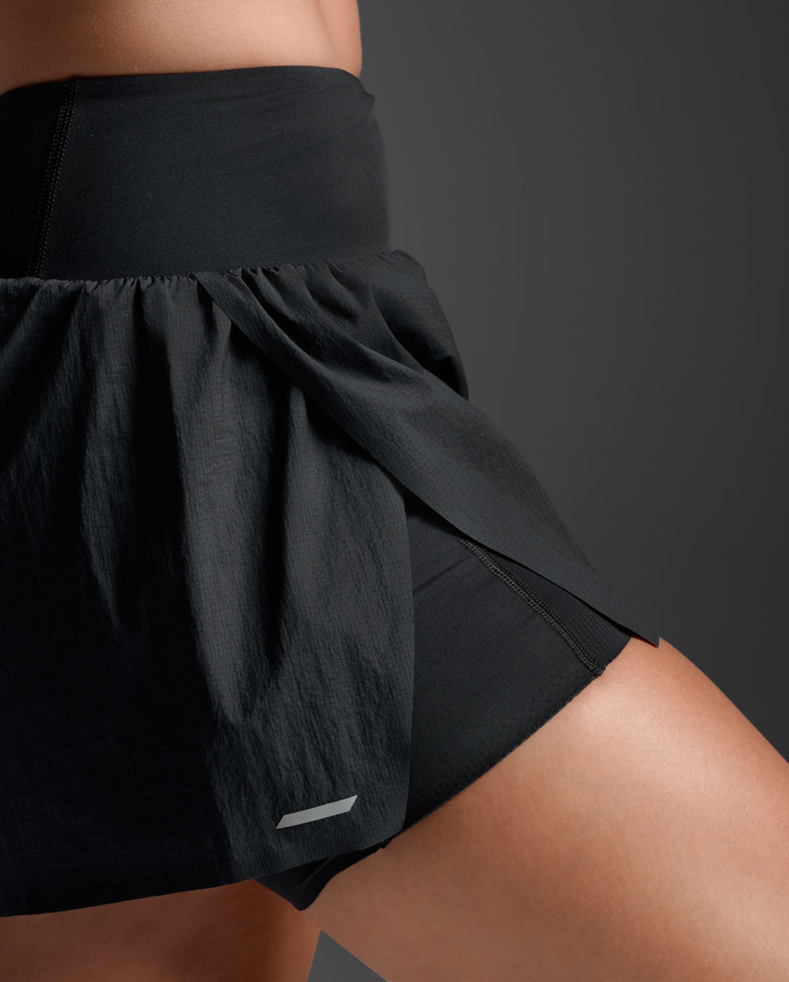 2xu-aero-hi-rise-2-in-1-shorts-3-pollici-donna-nero image 8