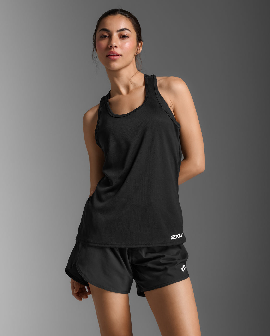 2xu-aspire-singlet-donna-canotta-training-nera image 2