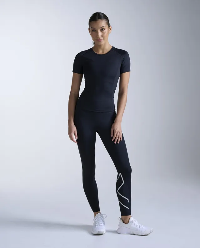 2xu-core-compression-short-sleeve-maglia-compressiva-manica-corta-nero image 1