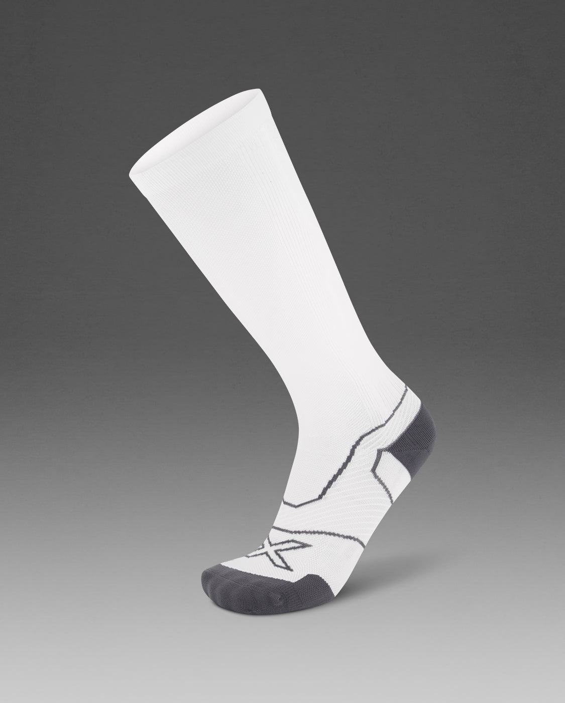 2xu-vectr-cushion-full-length-calze-a-compressione-running-bianco image 1