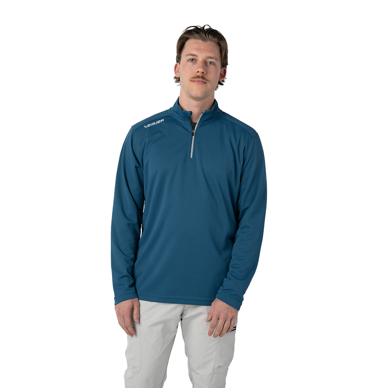 bauer-performance-quarter-zip-senior-maglia-tecnica-mezza-zip image 1